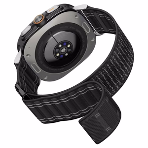 SPIGEN WBF0 dirželis SAMSUNG GALAXY WATCH ULTRA 2024 / 2025 (47 MM) juodas