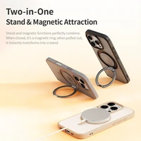 Rock Rotating Stand Soft Touch Series Magnetinis Iphone 16 Pro auksinis