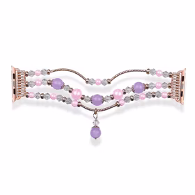 Apple Watch apyrankės kilpa 38/40/41 dizainas 4 auksinovioletinė