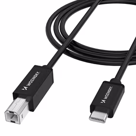 Wozinsky WKDDY1S USB-B - USB-C kabelis 1m - juodas