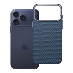 Su MagSafe suderinamas K-Look dėklas iPhone 17 Pro Max / 18 Pro Max (žemas kameros kraštas), mėlynas, v2