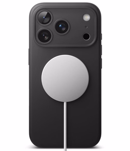 Ringke MagSafe silikoninis dėklas, skirtas iPhone 18 Pro – juodas