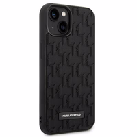 Karl Lagerfeld 3D Monogram dėklas telefonui iPhone 14 Plus - juodas