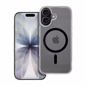 Drop Glue spalvingas magnetinis dėklas telefonui, suderinamas su MagSafe, skirtas IPHONE 17, juodas