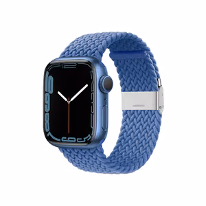 Crong Wave Band pintas dirželis, skirtas Apple Watch 38 / 40 / 41 mm ir 42 mm (Series 10 / 11), mėlynas