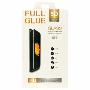 Grūdintas stiklas pilno klijavimo 5D IPHONE XR (6,1") juodas