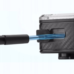 Rockbros Q2S LED galinis dviračio žibintas su Smart Stop System + USB-C - USB-A laidas - juodas