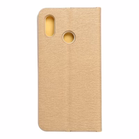 LUNA Book Gold dėklas telefonui HUAWEI P20 Lite auksinis