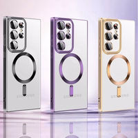 Wozinsky elektropluotas MagSafe dėklas Samsung Galaxy S24 FE - rožinis