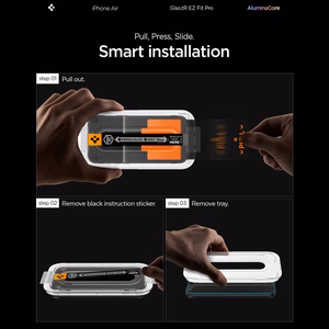 Spigen Glas.TR EZ Fit Pro grūdintas stiklas iPhone 17 Air - skaidrus