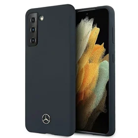 Dėklas telefonui Mercedes Silikoninis Line dėklas Samsung Galaxy S21 mėlynas