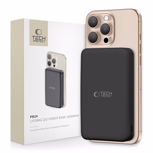Tech-Protect PB24 LifeMag QI2 MagSafe 10000mAh Išorinė baterija (f) - juoda