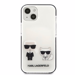 Karl Lagerfeld KLHCP13STPEKCW Dėklas telefonui iPhone 13 mini 5.4" - baltas (m)