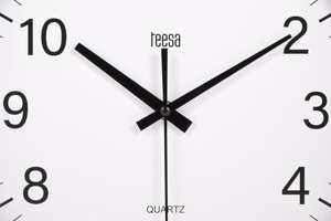 Wall clock, 30 cm, silver