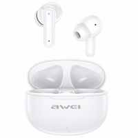 Belaidės ausinės Awei T71 baltos