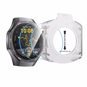 Tech-Protect Easy Set+ 2 rinkinys grūdintas stiklas Huawei Watch GT 5 Pro 46 mm - skaidrus