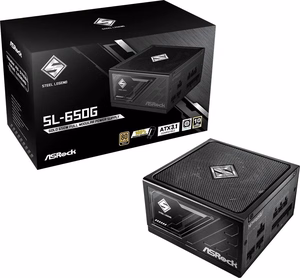 ASRock STEEL LEGEND 650W 80 Plus Gold maitinimo blokas (90-UXS065-GFEAAA)