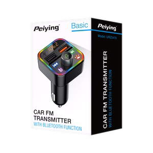 Automobilinis Bluetooth FM siųstuvas su 2 USB prievadais