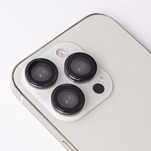 Set of lens glasses for Samsung Galaxy S25 Ultra black frame (5 pcs)