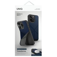 Uniq Transforma Magnetinis įkrovimo dėklas telefonui iPhone 15 Pro - mėlyna