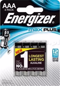 Energizer Max Plus AAA Vienkartinė baterija Šarminis