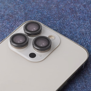 Juodas TFO kameros objektyvų apsauginių stiklų rinkinys – „Apple iPhone 18 Pro“ modeliui