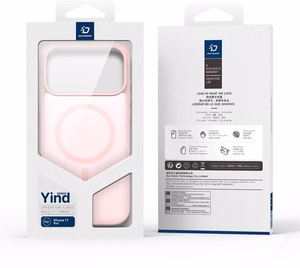 Dėklas Dux Ducis Yind Apple iPhone 17 Pro rožinis