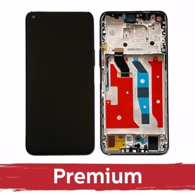 LCD ekranas suderinamas su Huawei Honor 50 Lite su rėmeliu / Deep Sea Blue / OEM