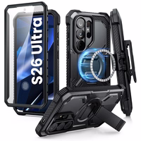 Supcase iBlason ArmorBox Clip Mag MagSafe Dėklas for Samsung Galaxy S26 Ultra - juodas