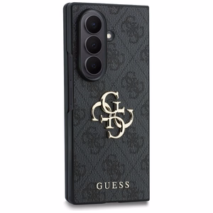 Juodas „Guess Big 4G Logo“ dėklas, skirtas „Samsung Galaxy Z Fold8 Ultra“