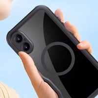 Atsparus vandeniui dėklas SHELLBOX GT suderinamas su MagSafe IPHONE 16 Plus juodas