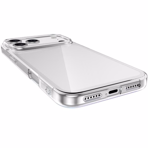 Skaidrus TPU dėklas iPhone 18 Pro Max / 17 Pro Max su apsauga nuo pirštų atspaudų