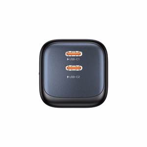 Unitek GaN tinklo įkroviklis 45W 2x USB-C PD 3.0 QC