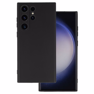 MATT dėklas Samsung Galaxy S23 Ultra juodas