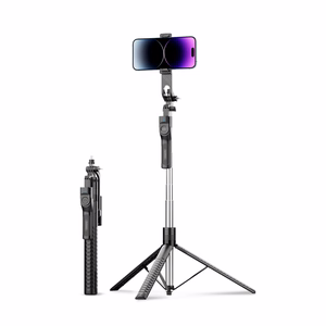 Asmenukių lazda Orico SPM190 trikojis 1/4 colio telefono kamerai su 360 laipsnių pasukimu Bluetooth 5.2 - juoda