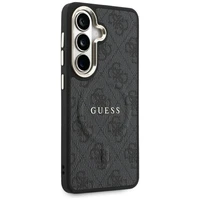 Guess dėklas 4G Embossed Ring MagSafe for Samsung Galaxy S26 Plus juodas