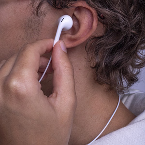 "Maxlife" laidinės ausinės MXEP-04 USB-C baltos spalvos