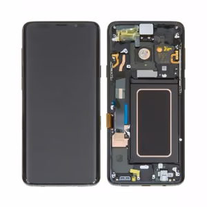 LCD ekranas suderinamas su Samsung G965 S9 Plus su rėmeliu / Midnight Black / HQ