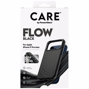 CARE by PanzerGlass Funkcinis FLOW Magnetinis dėklas telefonui iPhone 17 Pro Max - Juodas