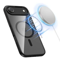 Tech-Protect MagFlex Magnetinis dėklas telefonui iPhone 17 Air - Skaidrus juodas