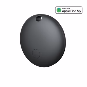 Setty lokatorius FindMy round TFO TAG 01 black + etui
