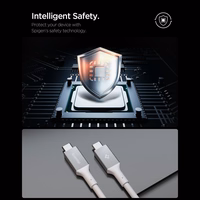 Spigen EB24012CC USB-C laidas 240W 120cm - Baltas