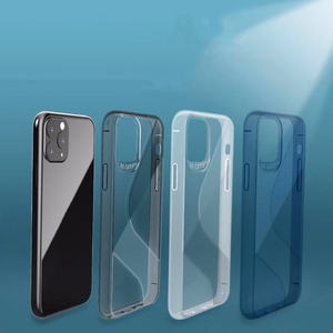 S-Case lankstus dangtelis TPU dėklas Huawei P40 Lite E mėlynas