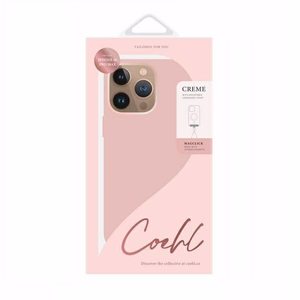 Uniq case Coehl Creme iPhone 16 Pro Max 6.9in Magnētinis įkrovimo dėklas rožinis