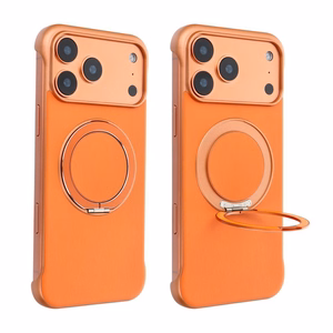 Dėklas EDGE FREE suderinamas su MagSafe skirtas IPHONE 17 Air kosminė oranžinė