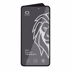 Grūdintas stiklas Tel Protect 10X Privacy Titanium for Iphone 15 Pro (vokas)