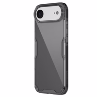 Nillkin Nature TPU Pro dėklas telefonui iPhone 17 Air - Pusiau permatomas juodas