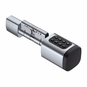 Avatto SDL-V1-S80 80mm sidabrinis skaitmeninis spyną cilindras
