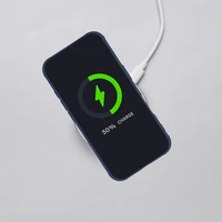 Pilnai matinis MAG COVER dėklas, suderinamas su MagSafe, iPhone 12 mėlynas