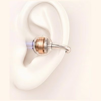 USAMS R03 Echo Clip-on Bluetooth 6.0 bezprzewodowe TWS ausinės oranžinis